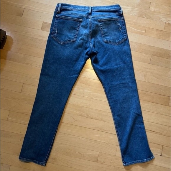 Frame Le Boy Zip Hem Crop Jeans in Picadilly 30 - Picture 7 of 12